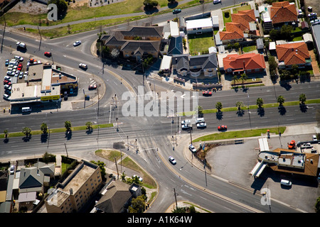 Anzac Highway Intersection Plympton Adelaide (Australie) antenne de l'Australie Banque D'Images
