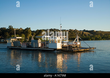 Bac sur la rivière Murray à La Bruyere l'Australie du Sud Australie Banque D'Images