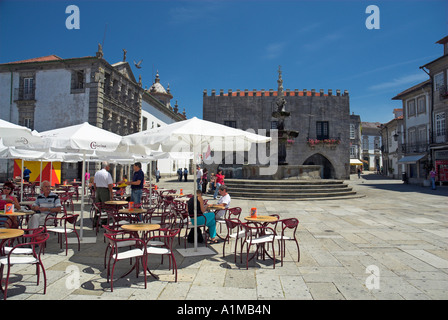 Praca da Republica, Viana do Castelo, la province du Minho, Portugal Banque D'Images