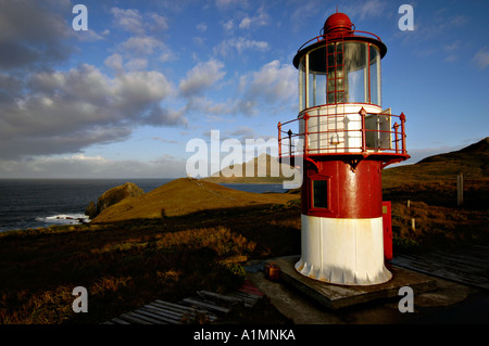 Phare de Cape Horn, Cap Horn Chili. Le phare solitaire sur le cap Horn à la pointe sud de l'Amérique du Sud. Banque D'Images