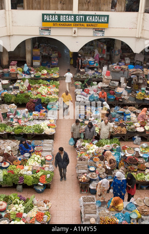 Marché Central de Kota Bahru Malaisie Banque D'Images