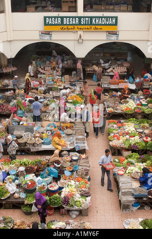 Marché Central de Kota Bahru Malaisie Banque D'Images