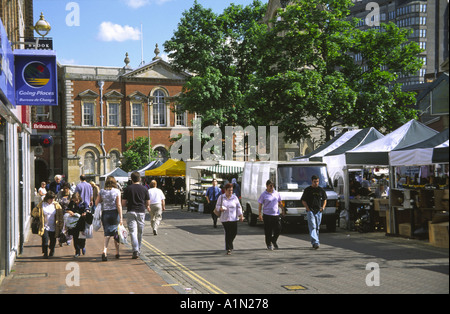 Place du marché - Aylesbury - Buckinghamshire Banque D'Images