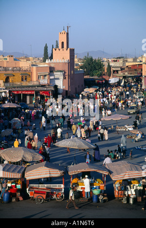 Marché Marrakech Maroc Banque D'Images