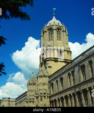 Au tour de Tom l'université de Christchurch, Oxford, Angleterre Banque D'Images