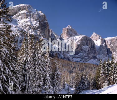 Il - DOLOMITES : Montagnes Sella Banque D'Images
