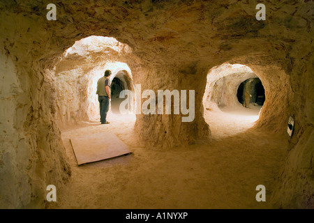 Umoona Opal Mine Coober Pedy Australie du Sud Australie de l'Outback Banque D'Images