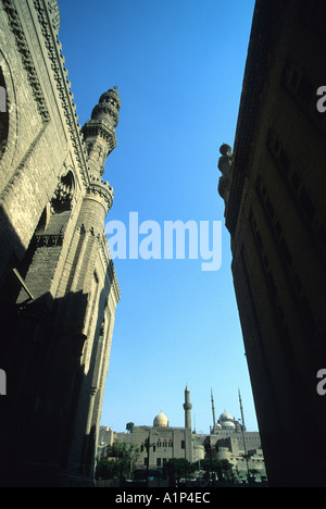 Mohammed Ali Mosque Mosquée Sultan Hassan mosquée Rifai et Le Caire Égypte Banque D'Images