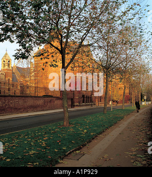 Avant de Keble College prises provenant de Parcs Road Oxford Banque D'Images