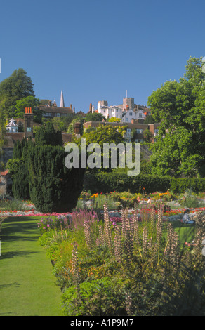 Jardins Southover Grange, Lewes, East Sussex, Angleterre Banque D'Images