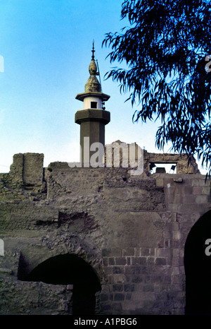 Aqaba Jordanie Crusader Fort Qasr Aqaba Banque D'Images