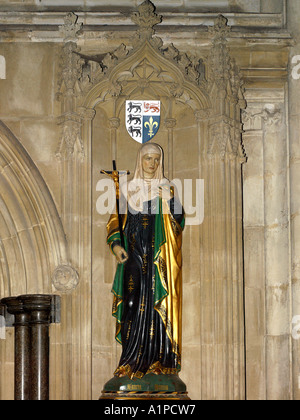 Cathédrale de Salisbury Salisbury Wiltshire Angleterre Saint Monica ( 332-387) Mère d'Augustine Banque D'Images