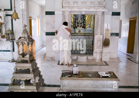 L'intérieur du temple de Jain à fort Cochin Kerala Inde Banque D'Images