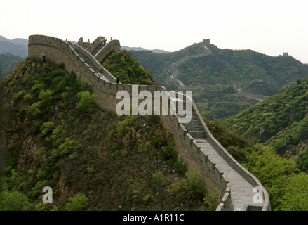Grande Muraille de Badaling Juyongguan col Nord Site du patrimoine mondial de l'Beijing Beijing Chine Asie du Sud-Est asiatique chinois Banque D'Images