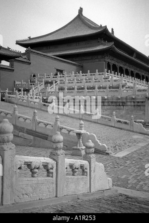 Palais impérial de la Cité Interdite Site du patrimoine mondial de l'Asie Chine Pékin Pékin Asie asiatique chinois Banque D'Images