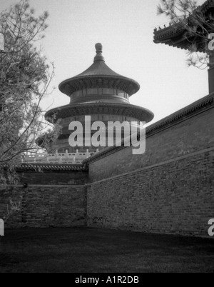 Salle de Prière pour les bonnes récoltes Temple du Ciel Site du patrimoine mondial de l'Beijing Beijing Chine Asie du Sud-Est asiatique chinois Banque D'Images