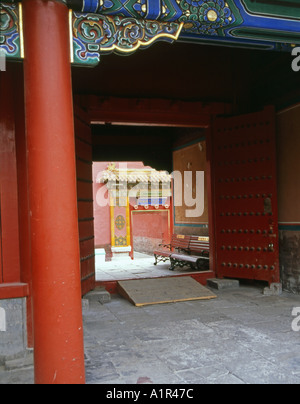 Palais impérial de la Cité Interdite Site du patrimoine mondial de l'Asie Chine Pékin Pékin Asie asiatique chinois Banque D'Images