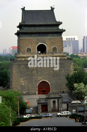 Bell & Drum Towers Beijing Beijing Chine Asie du Sud-Est asiatique chinois Banque D'Images