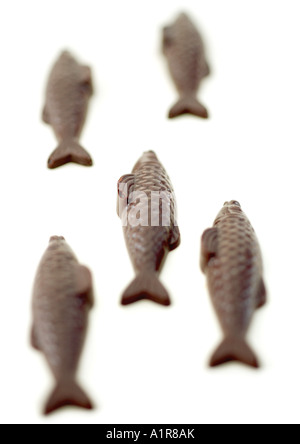 Poisson au chocolat Banque D'Images