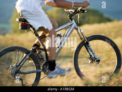 Mountain biker, low section