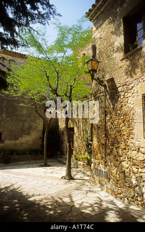 Charmant village de Pals intérieures Banque D'Images