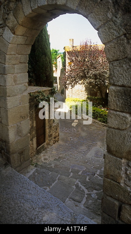 Charmant village de Pals intérieures Banque D'Images