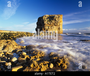 Marsden Rock célèbre attraction touristique sur les côtes du nord-est de l'Angleterre Banque D'Images