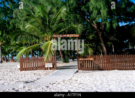 Les clients de l'hôtel seul signe île de Grenade archipel des Petites Antilles caraïbes editorial Utilisez uniquement Banque D'Images