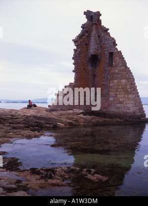 Vieille Tour, Cambados, Galice, Espagne Banque D'Images