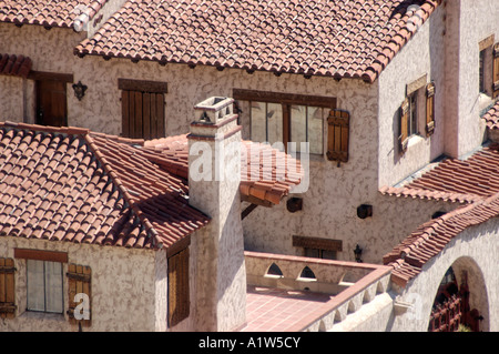 Death Valley Ranch a k a Scottys Castle Death Valley National Park Californie Banque D'Images