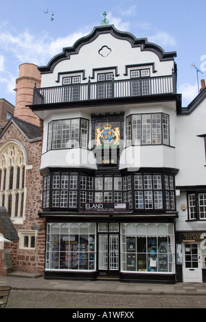 Mol's Coffee House, près de la Cathédrale, Exeter, Royaume-Uni Banque D'Images