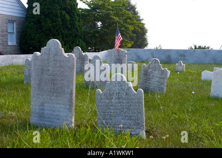 Cimetière Frantz au paradis, PA à l'intersection des routes de Belmont et de Harristown. Banque D'Images