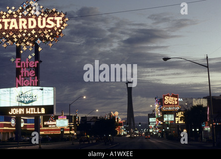 LAS VEGAS NEVADA USA STARDUST HOTEL CASINO SUR LE STRIP Banque D'Images