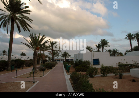 Hotel Sidi Slim à Midoun ville sur l'île de Djerba en Tunisie Banque D'Images