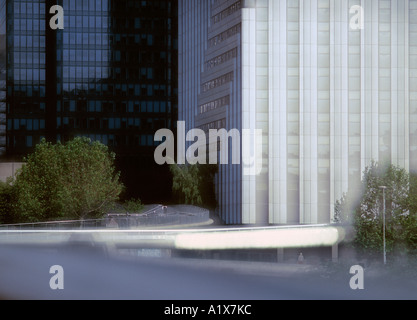 Soft focus business abstract, Paris, France. Banque D'Images