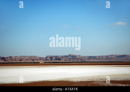 Chott el Jerid lake en Tunisie Banque D'Images