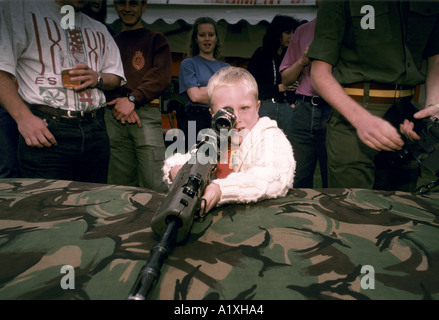 Le RÉGIMENT ROYAL DE FUSILIERS STAND KENT 9 93 1993 KESTON Banque D'Images