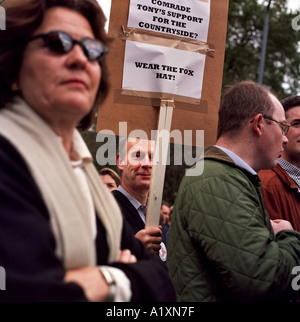 L'Alliance a permis de protestataire, Londres, Angleterre, Royaume-Uni Banque D'Images