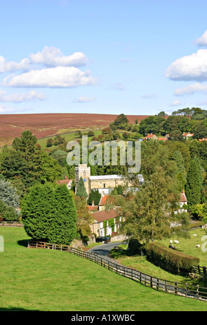 Yorkshire du Nord Derbyshire UK Vue depuis SW Banque D'Images