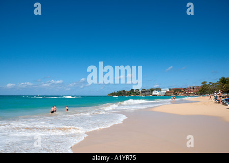 Plage de Sosua, Puerto Plata, Côte Nord, République dominicaine, Caraïbes Banque D'Images