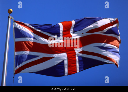 Drapeau Royaume-Uni Union européenne Banque D'Images