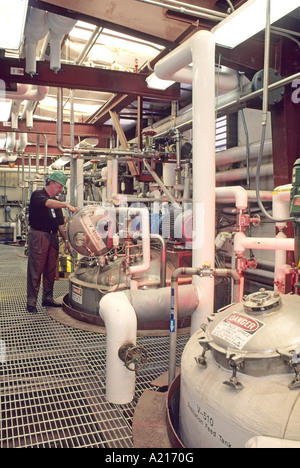 Parution à l'éthanol modèle technicien usine pilote National Renewable Energy Laboratory Golden Colorado Banque D'Images