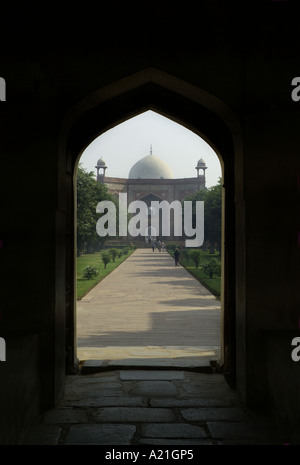 Entrée de Humayans tombe à Delhi Inde Banque D'Images