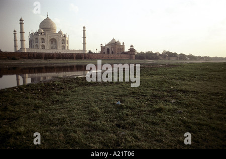 Le Taj Mahal, Agra, Inde Banque D'Images