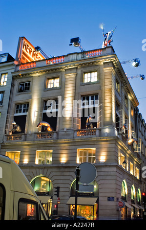 Facade Hermes rue du Faubourg Saint Honore Paris France Photo Stock Alamy