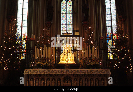 Lieu de culte des Trois Rois Mages, La Cathédrale de Cologne Banque D'Images