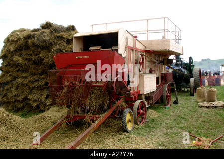 Machines de battage agricole Banque D'Images