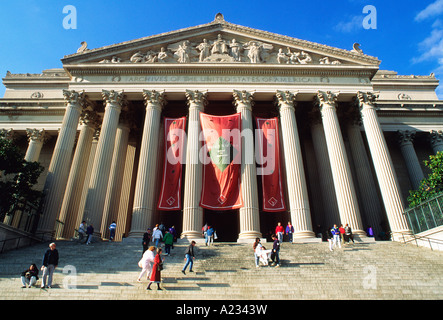Musée des Archives nationales des États-Unis d'Amérique, Washington DC, où sont conservées la Déclaration des droits et la Déclaration d'indépendance. Extérieur Banque D'Images
