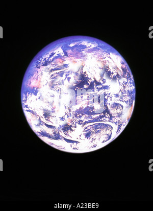 Terre vue de l'espace Banque D'Images