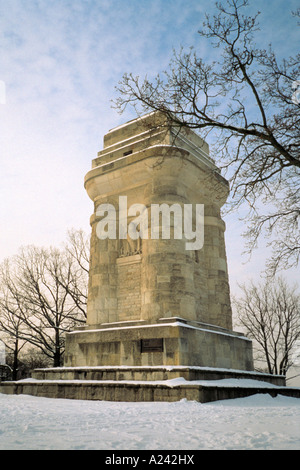 Le Bismarcktower construit en l'honneur d'Otto von Bismarck sur la colline en Gähkopf Lenzheide Stuttgart Allemagne Banque D'Images